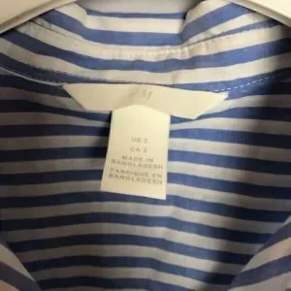 H&M Woven Stripe Top - Picture 2 of 5